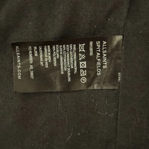 All Saints Caledonian Leather Jacket